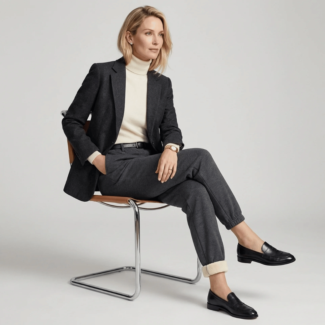 Calça Feminina de Moletom Peluciada Forglows