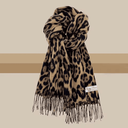 Cachecol Feminino em Cashmere Animal Print Forglows