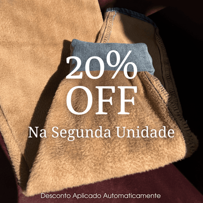 Calça Jeans Feminina Montaria Peluciada Forglows + Meia Térmica